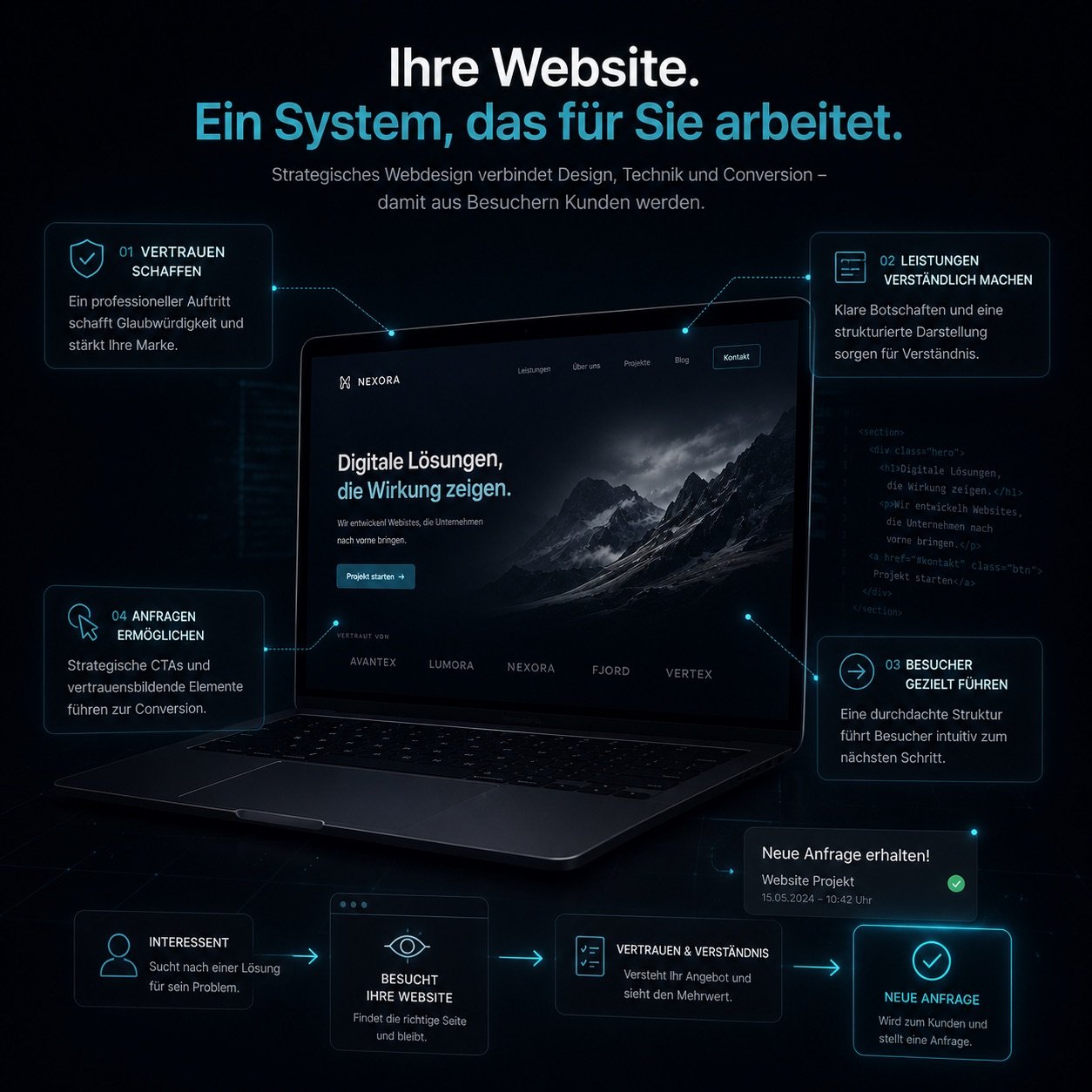 Website Mockup – Conversion-orientiertes Webdesign